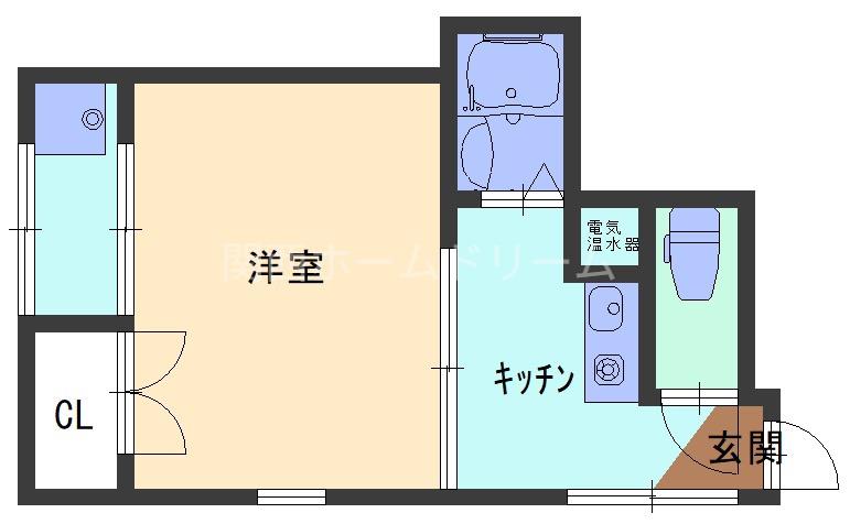 M´プラザ滝井駅前弐番館(1K/1階)の間取り写真