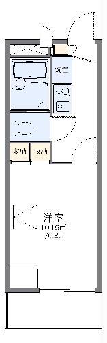 レオパレスクレールSK(1K/3階)の間取り写真
