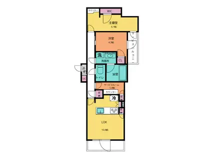 コンポジット渋谷初台(2SLDK/1階)の間取り写真