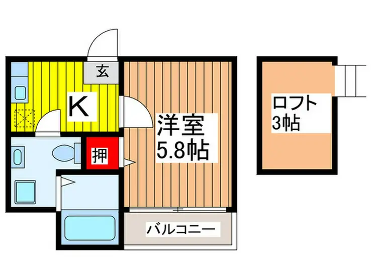 コンパートメントハウス与野本町 2階階 間取り