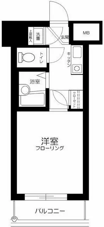 ルーブル都立大学 1階階 間取り