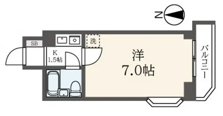 ダイアパレス池尻大橋 5階階 間取り