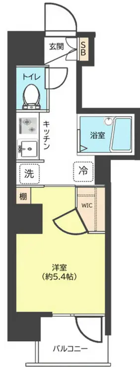 ル・リオン渋谷本町 2階階 間取り