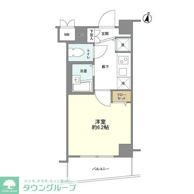 メインステージ南麻布II 2階階 間取り