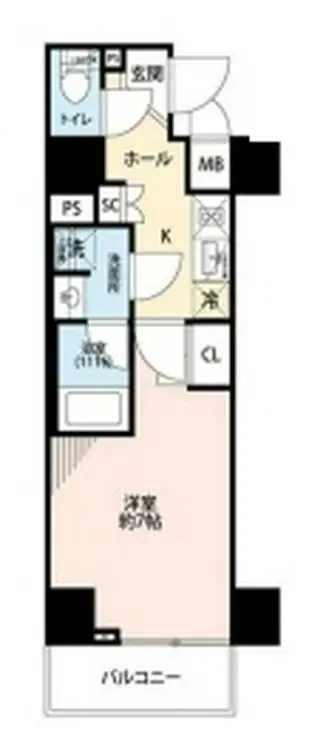 プレール・ドゥーク住吉IV 5階階 間取り