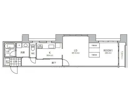KOISHIKAWAコロン(1LDK/6階)の間取り写真