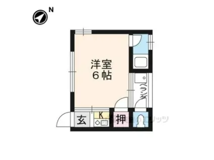 三光荘(1K/1階)の間取り写真