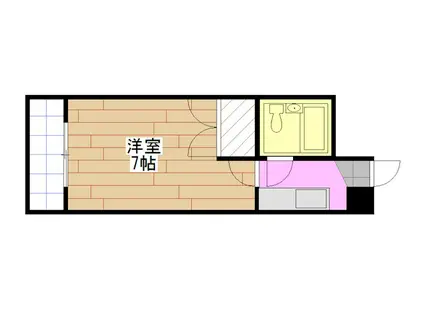 シーポート09(1K/5階)の間取り写真