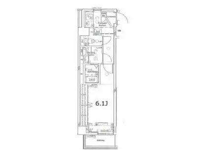 シンシアフォーディ三軒茶屋(1K/7階)の間取り写真
