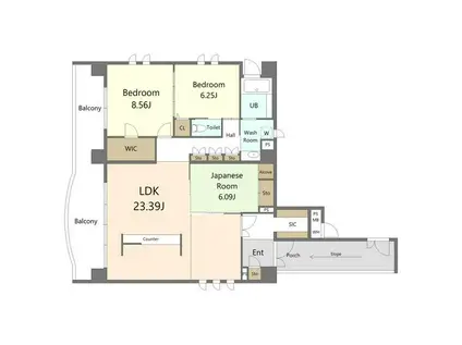 GRANーS 葵(3LDK/5階)の間取り写真