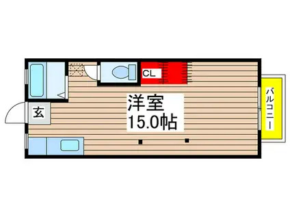 ラ・スフィンクス(ワンルーム/2階)の間取り写真