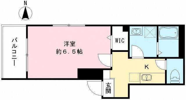 CASA DE MARTE(1K/1階)の間取り写真