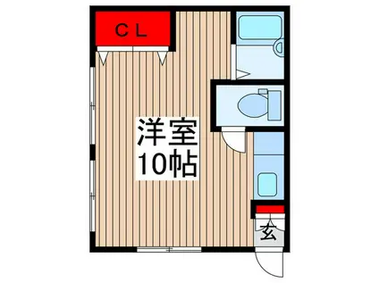 埼玉高速鉄道 鳩ケ谷駅 徒歩6分 2階建 築36年(ワンルーム/2階)の間取り写真