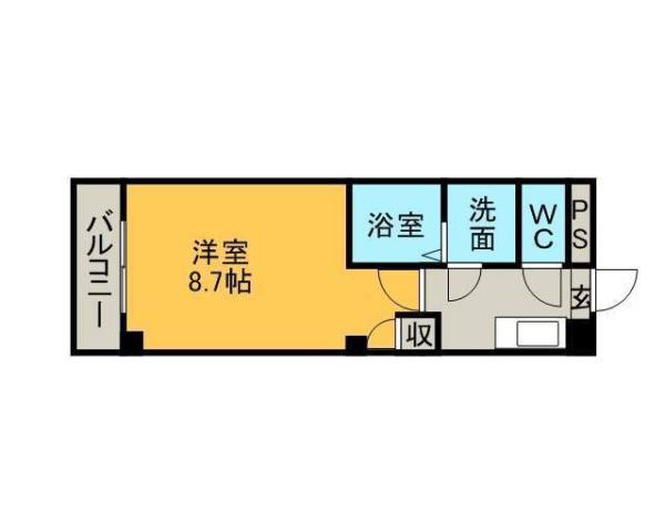 COPEA YAMASOU(1K/1階)の間取り写真