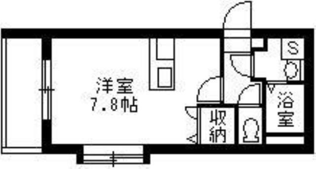 MZ鴨池(ワンルーム/2階)の間取り写真