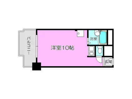 朝日プラザ新大阪(1K/2階)の間取り写真