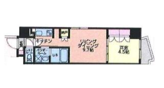 JUタワーフロントSENGOKU JU TOWER FRONT千石(1LDK/7階)の間取り写真