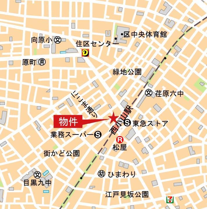 パークホームズ西小山(1LDK/5階)の間取り写真