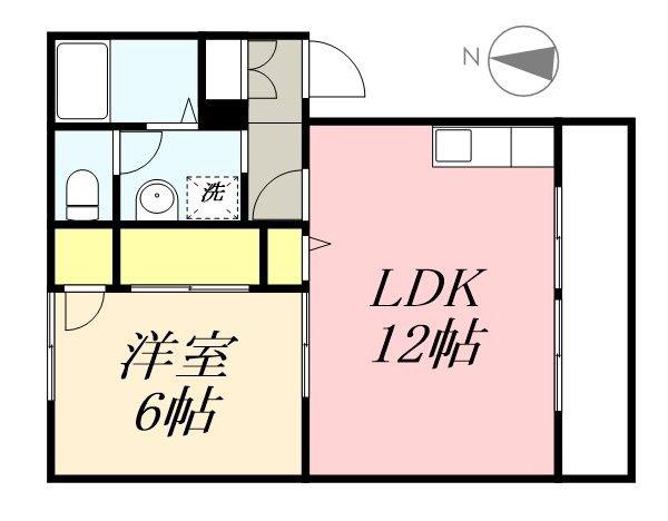 メゾン・ド・いづみ(1LDK/1階)の間取り写真