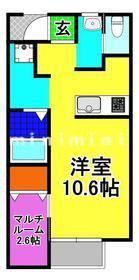 TOIRO田崎本町(1SK/1階)の間取り写真