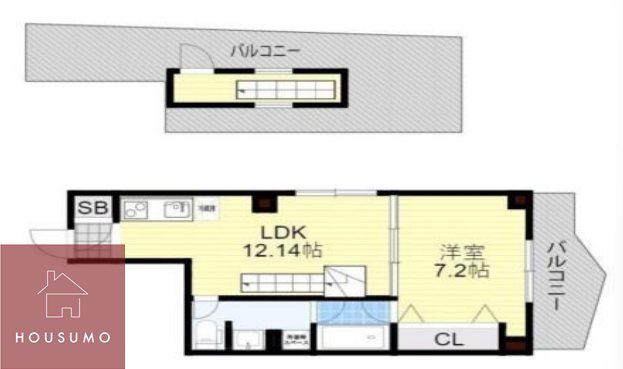 アリス・シアターシップ(1LDK/9階)の間取り写真