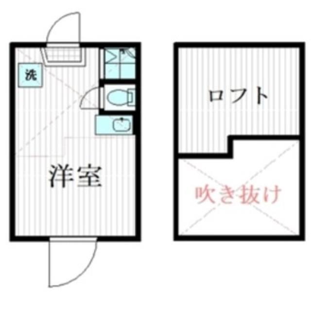 フェリスソフィア(ワンルーム/2階)の間取り写真