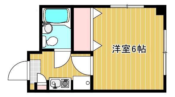 ファミール目白(1K/2階)の間取り写真