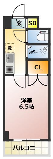 第二ピュアマンション(1K/1階)の間取り写真