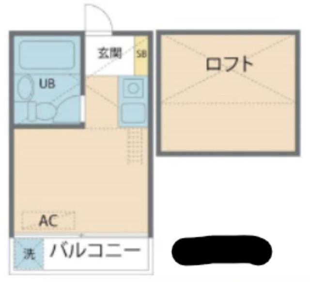 オリス田無南(ワンルーム/2階)の間取り写真
