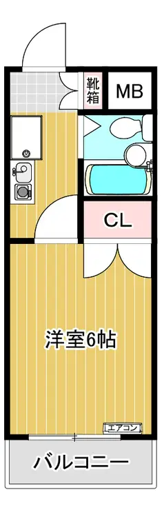 ABマンション 3階階 間取り