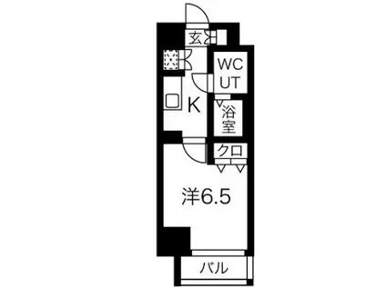 スパシエ横浜大通公園(1K/5階)の間取り写真