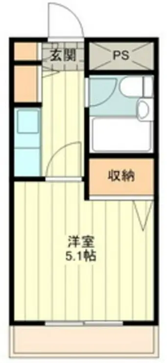 ジョイフル日野 4階階 間取り