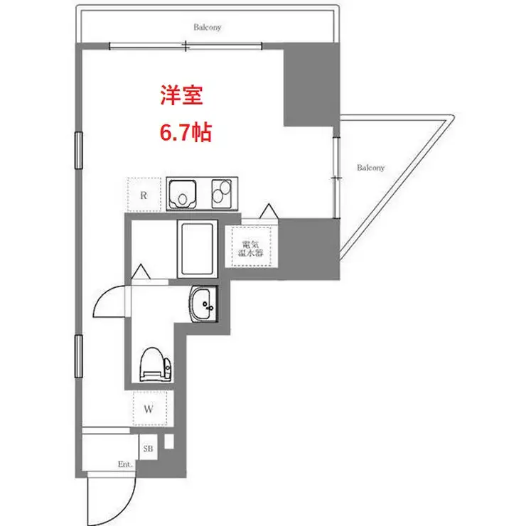 ライオンズマンション西五反田第2 7階階 間取り