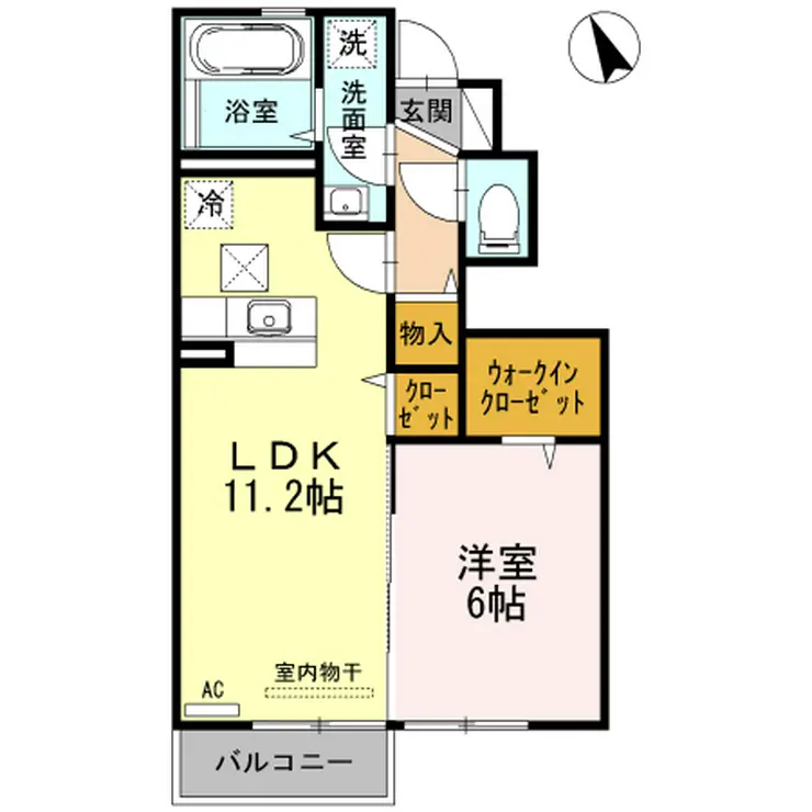 ミルキーコート 1階階 間取り