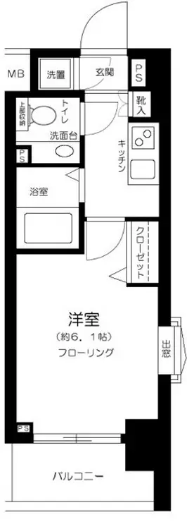 エクセリア桜上水 7階階 間取り