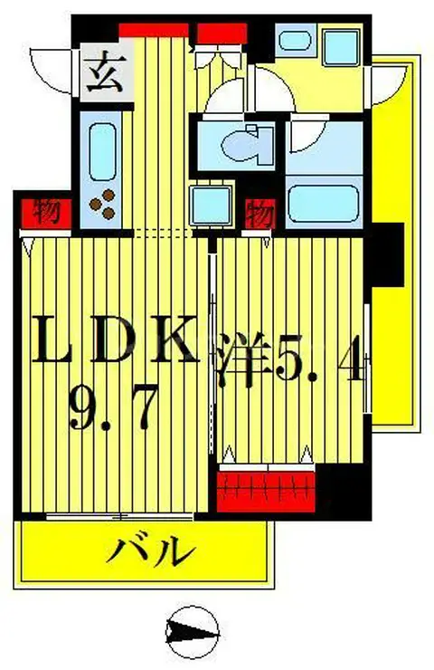 パークアクシス錦糸町 14階階 間取り