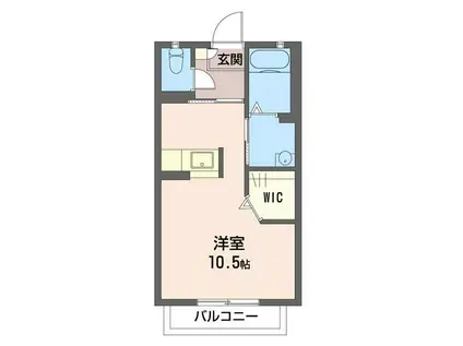 ディアス・コスモ大泉・壱番館(ワンルーム/1階)の間取り写真