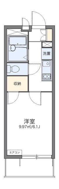 レオパレス アーク(1K/3階)の間取り写真