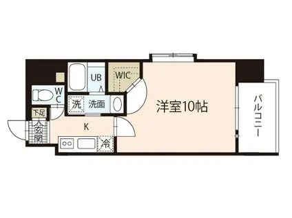 CIELO AZUL(1K/13階)の間取り写真