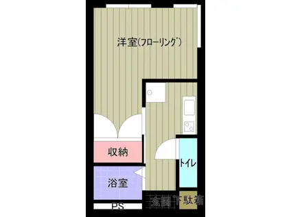 エル大江A(1K/1階)の間取り写真