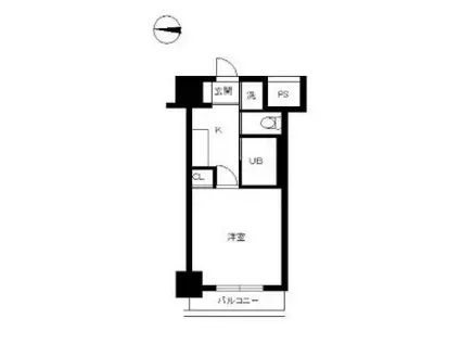 スカイコート大森第5(1K/2階)の間取り写真