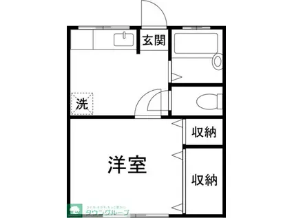 カスタータ高島平(1K/3階)の間取り写真