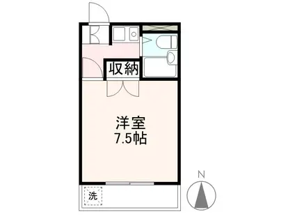 オーレックス扇町(1K/3階)の間取り写真