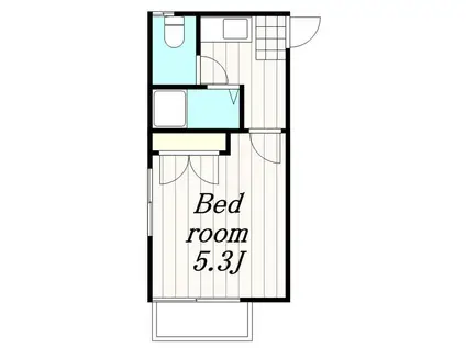 第8匠優アパート(1K/1階)の間取り写真