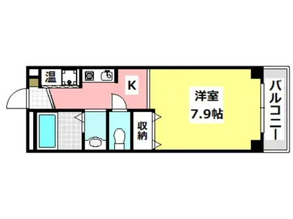 セントーレア(1K/3階)の間取り写真
