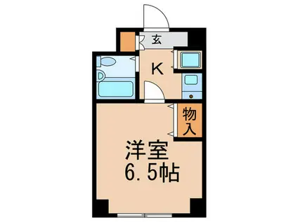 スペースアメニティ梶が谷(1K/3階)の間取り写真