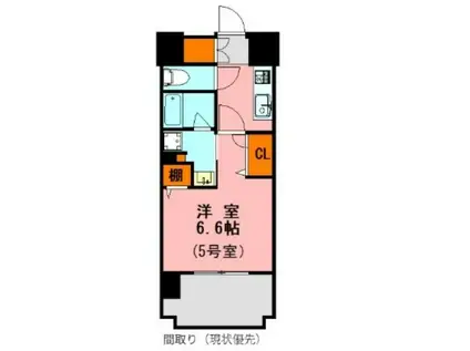 エミリブ鷺ノ宮(2LDK/4階)の間取り写真