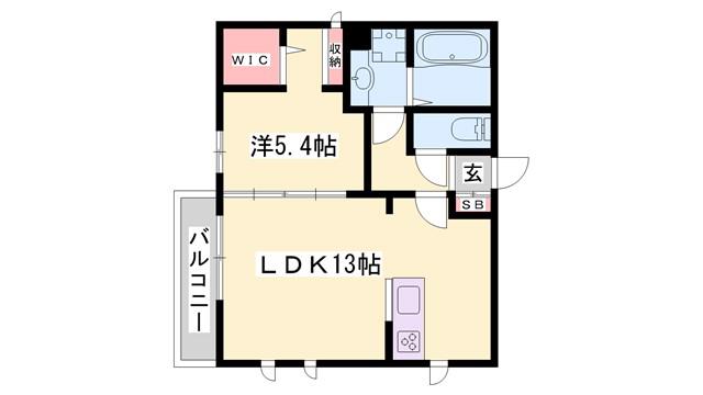 DS 安田(1LDK/1階)の間取り写真