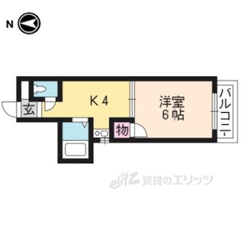 コーポヴィヴラヴィ(1K/5階)の間取り写真