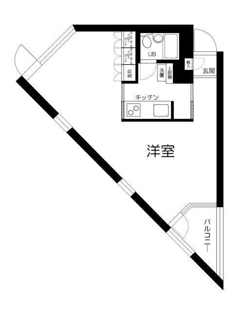 FRMビルディング(1K/3階)の間取り写真